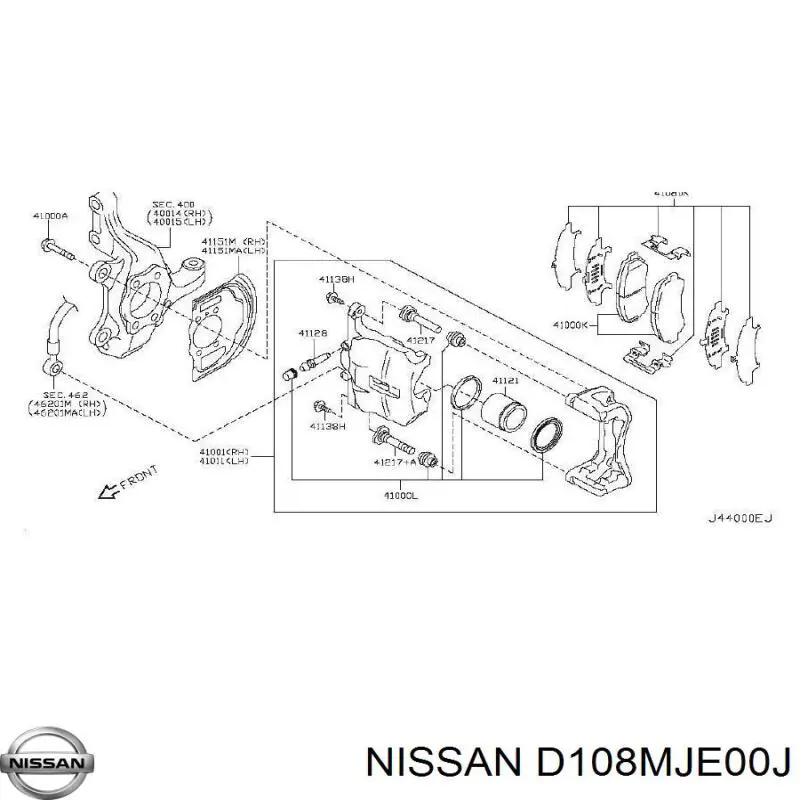 D108MJE00J Nissan 