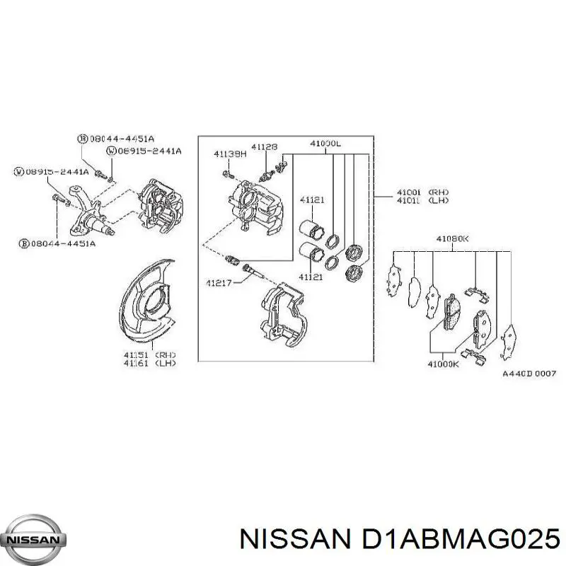 D1ABMAG025 Nissan/Infiniti 