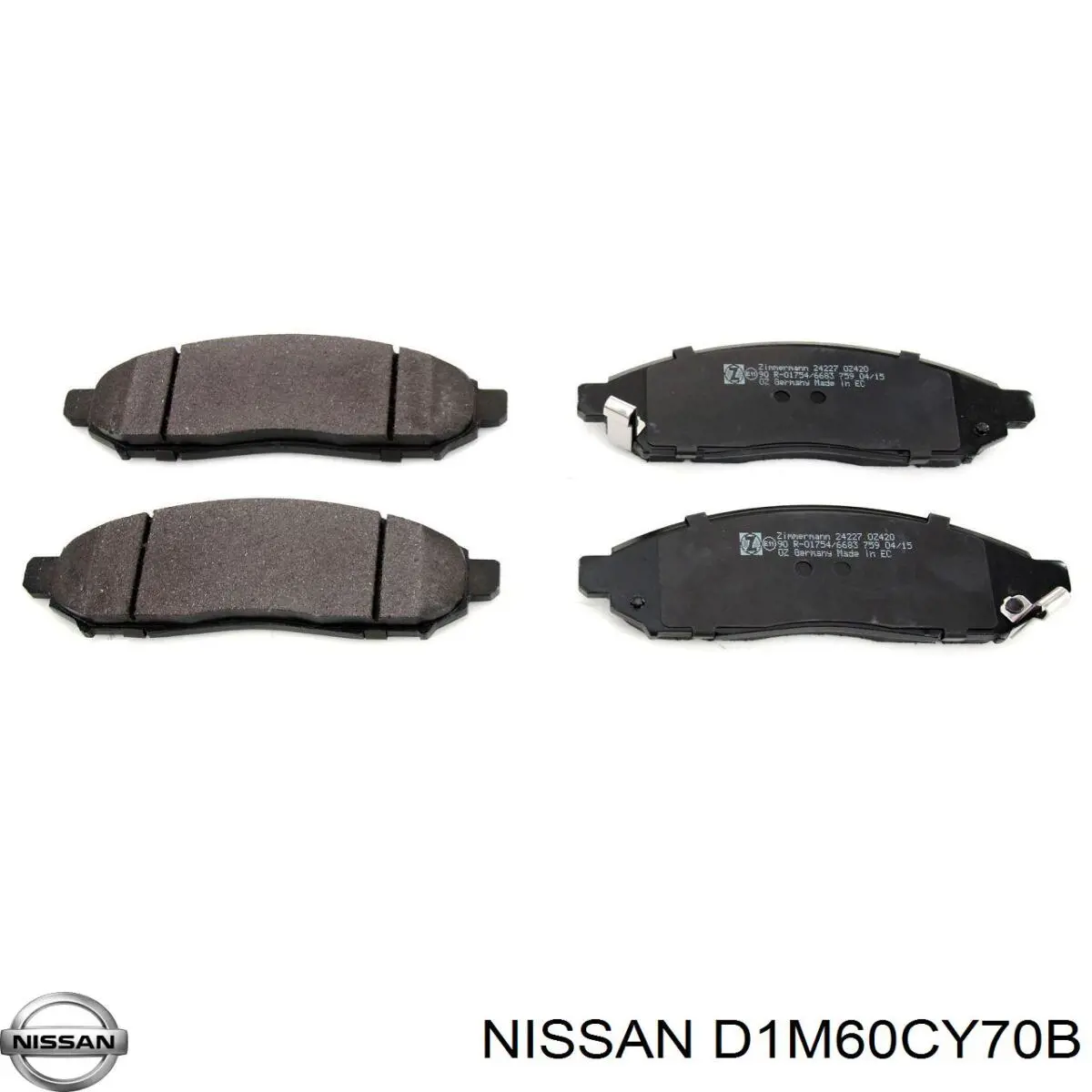 Колодки Nissan/Infiniti D1M60CY70B цена, от 22.92 USD
