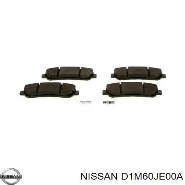 Купить D1M60JE00A Nissan/Infiniti Колодки тормозные