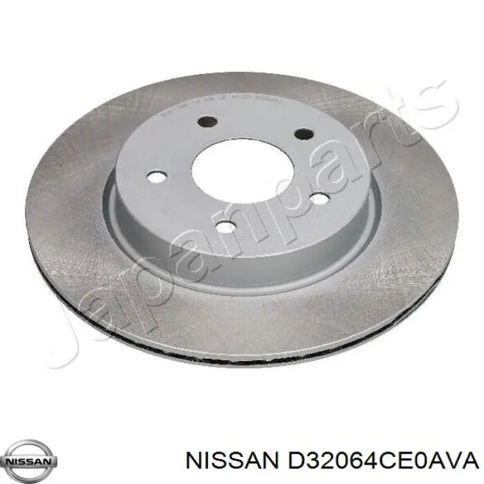 D32064CE0AVA Nissan disco do freio traseiro
