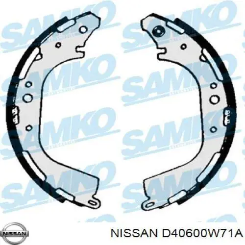 Тормоза рабочие задние ножные и тормозные барабаны Nissan/Infiniti D40600W71A цена, от 35.71 USD