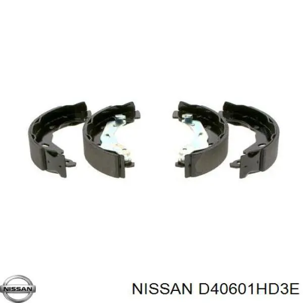 Колодки тормозные задние барабанные Nissan D40601HD3E