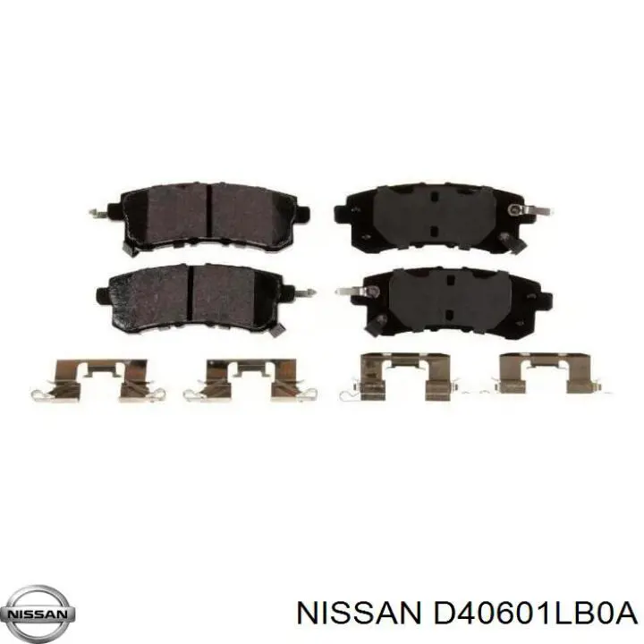 Задние тормозные колодки D40601LB0A Nissan