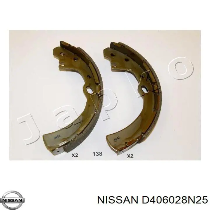Тормоза рабочие задние ножные и тормозные барабаны Nissan/Infiniti D406028N25 цена, от 32.39 USD
