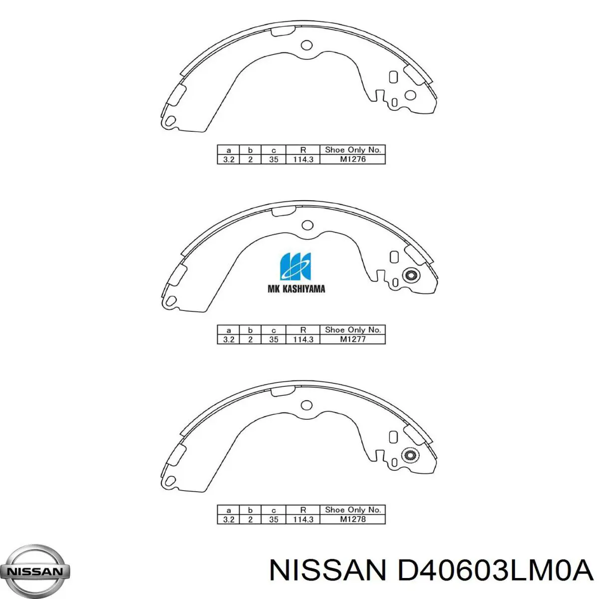  D40603LM0A Nissan