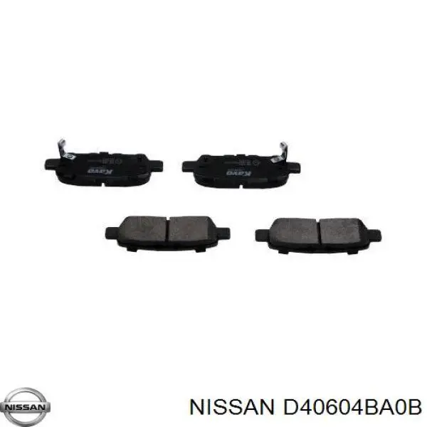 Колодки дисковые  Nissan/Infiniti D40604BA0B цена, от 17.21 USD