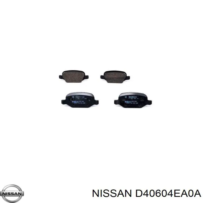 Задние дисковые колодки Nissan/Infiniti D40604EA0A