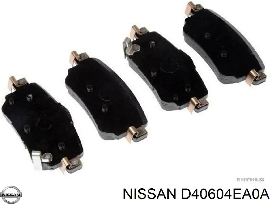Купить D40604EA0A Nissan/Infiniti Колодки тормозные задние, дисковые
