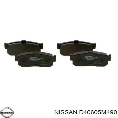 Колодки дисковые  Nissan/Infiniti D40605M490 цена, от 14.81 USD