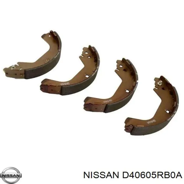 D40605RB0A Nissan/Infiniti Тормозные колодки ручника