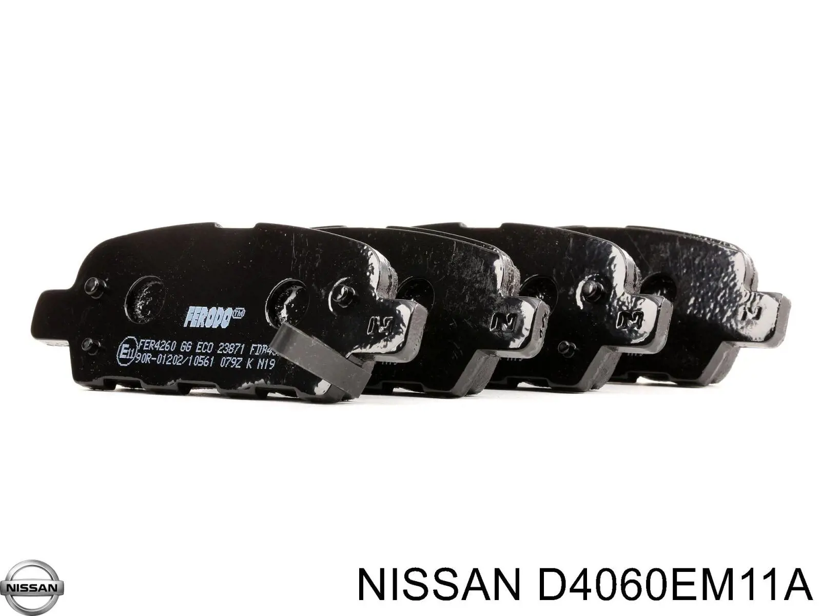 Колодки дисковые  Nissan/Infiniti D4060EM11A цена, от 25.40 USD