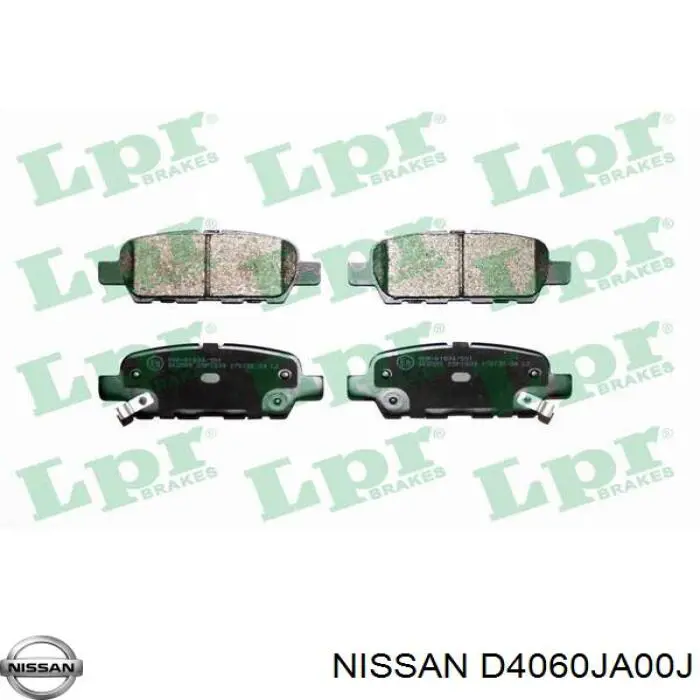 Задние тормозные колодки D4060JA00J Nissan/Infiniti