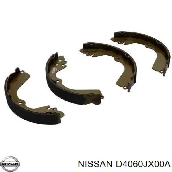 Задние барабанные колодки D4060JX00A Nissan