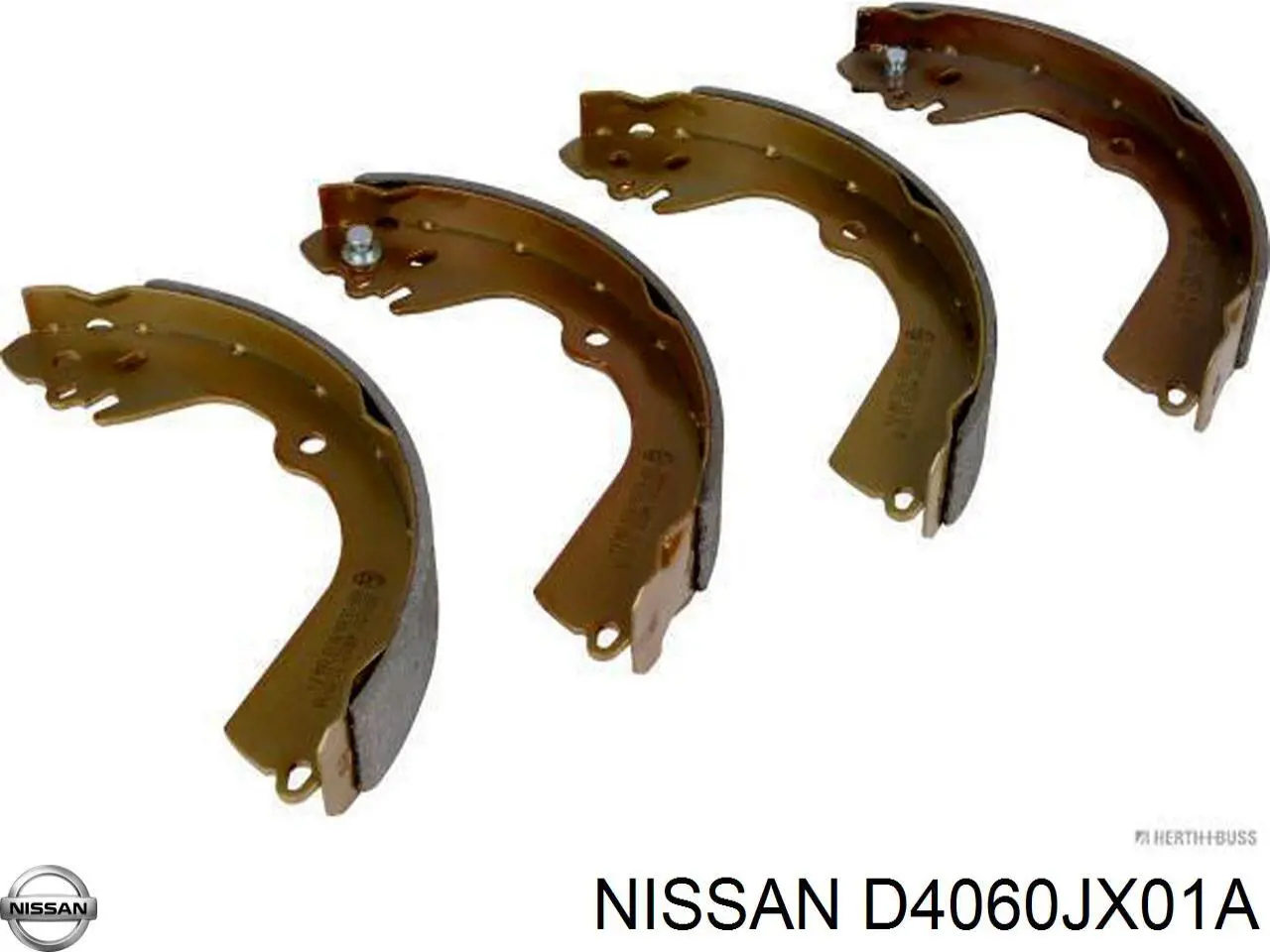 Задние барабанные колодки D4060JX01A Nissan