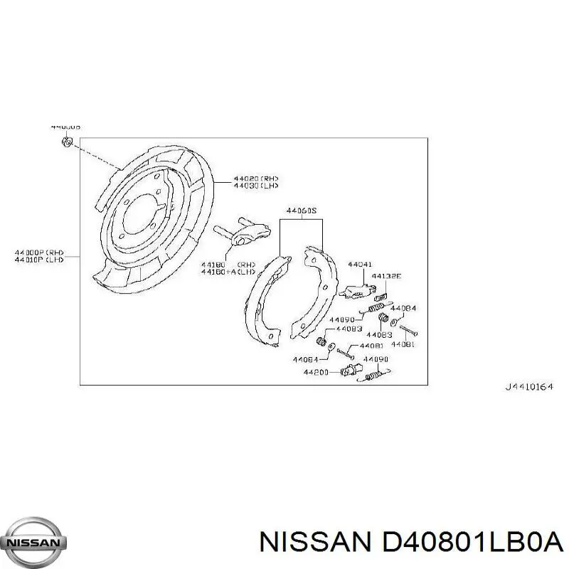 D40801LB0A Nissan 