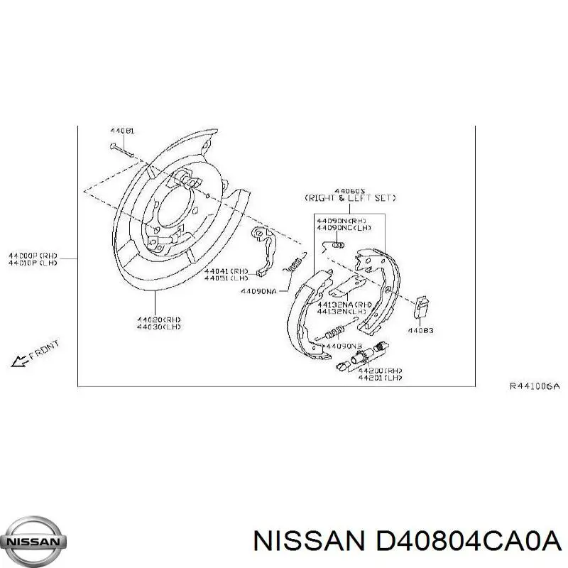 Пластина противоскрипная крепления тормозной колодки задней Nissan/Infiniti D40804CA0A цена, от 67.31 USD