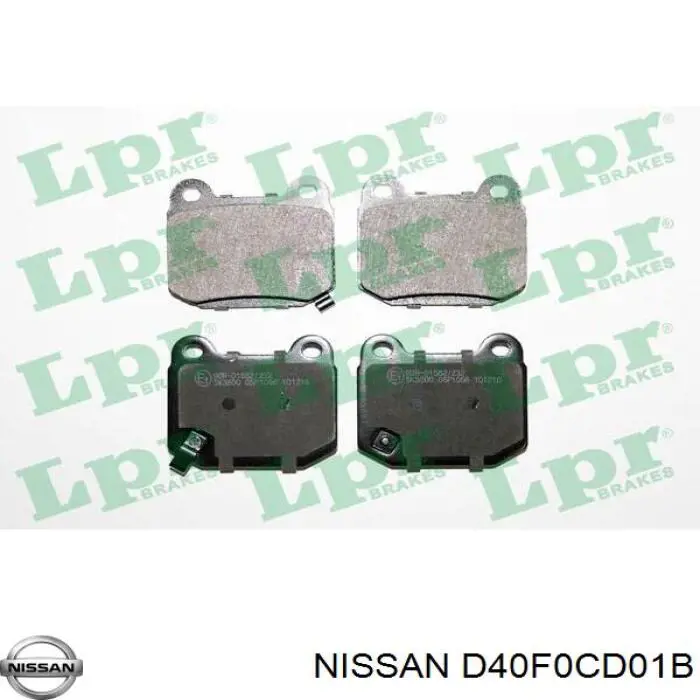 Колодки дисковые  Nissan/Infiniti D40F0CD01B цена, от 26.22 USD