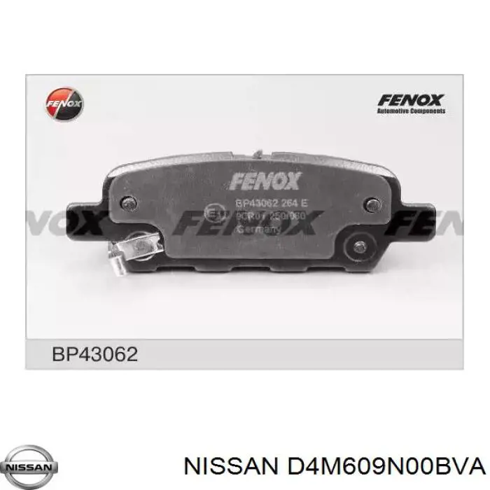  Nissan/Infiniti D4M609N00BVA цена, от 58.86 USD
