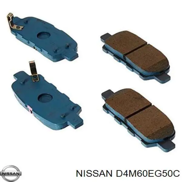 Колодки гальмові задні, дискові D4M60EG50C Nissan/Infiniti