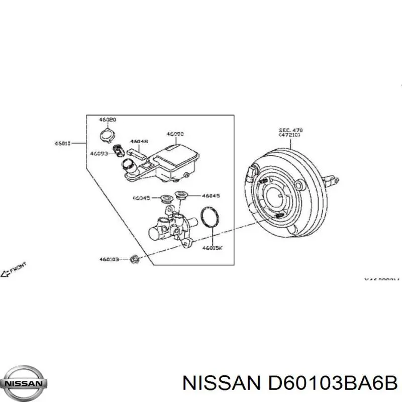  Nissan/Infiniti D60103BA6B цена, от 19.05 USD