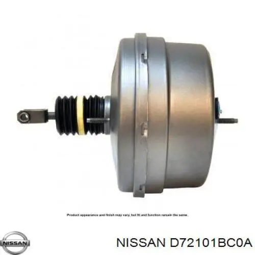 D72101BC0A Nissan/Infiniti Усилитель тормоза вакуумный
