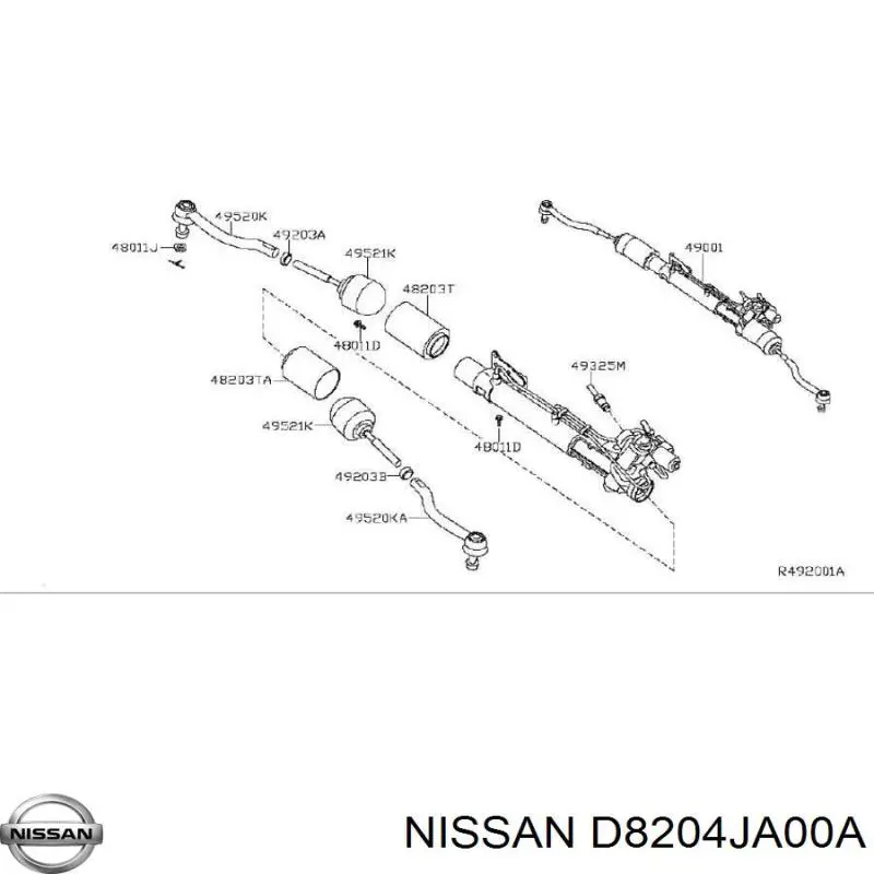  D8204JA00A Nissan