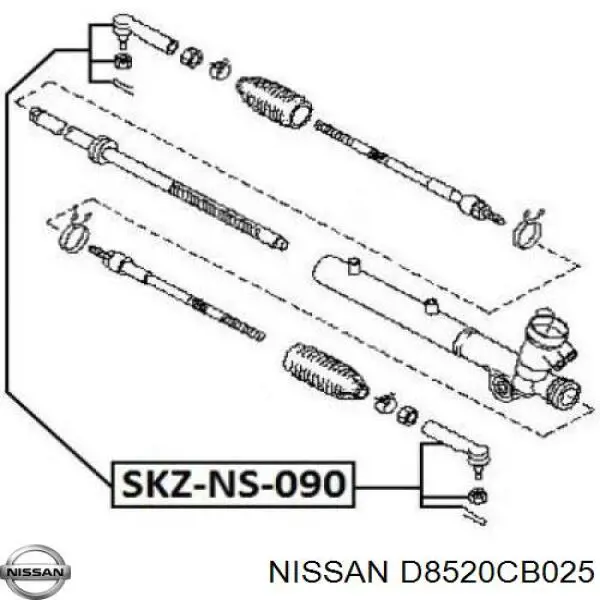 Рулевой наконечник NISSAN D8520CB025