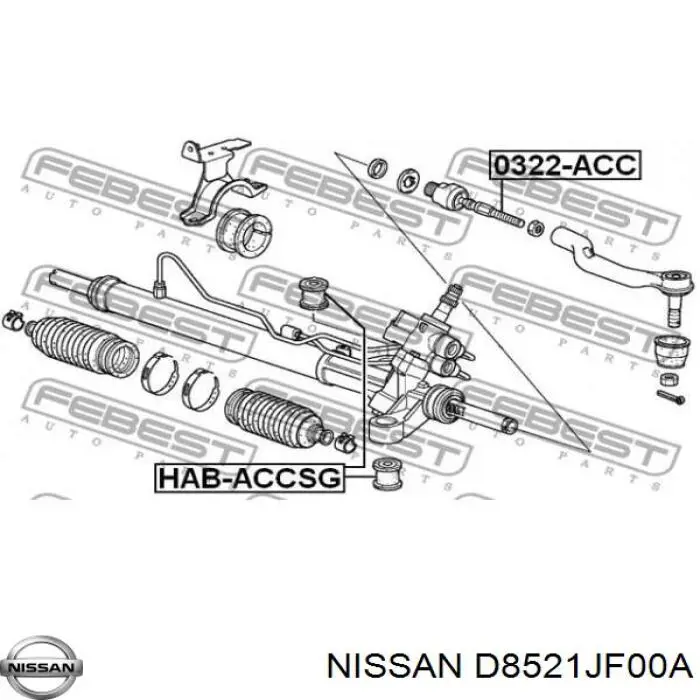 Рулевая тяга Nissan/Infiniti D8521JF00A цена, от 123.70 USD
