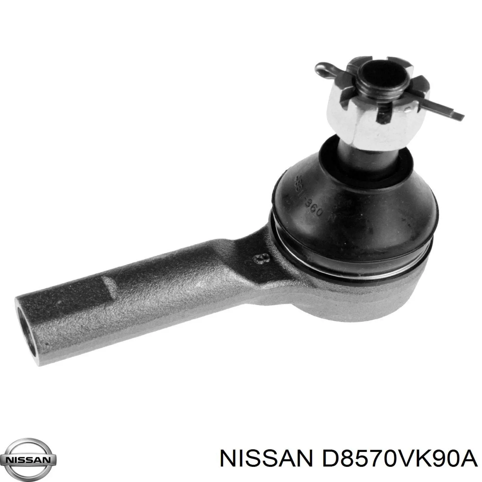 D8570VK90A Nissan/Infiniti Наконечник рулевой тяги внутренний левый