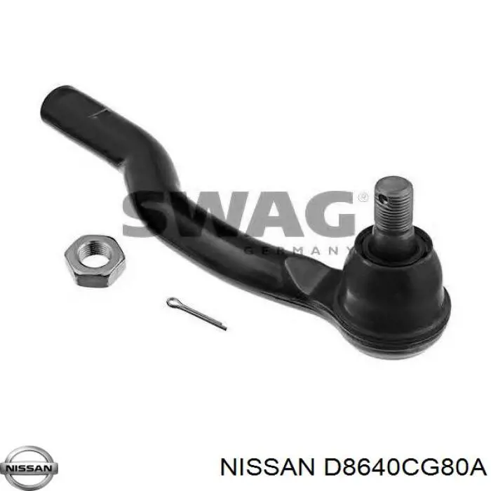 Рулевой наконечник D8640CG80A Nissan