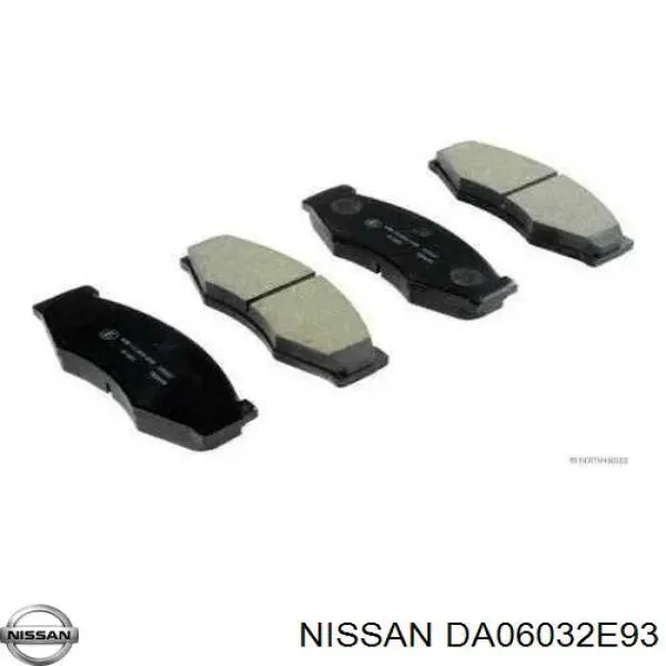 Передние тормозные колодки DA06032E93 Nissan