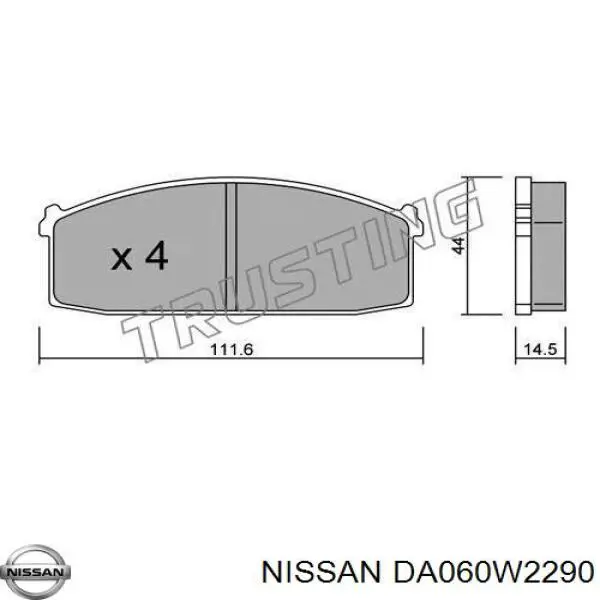  DA060W2290 Nissan