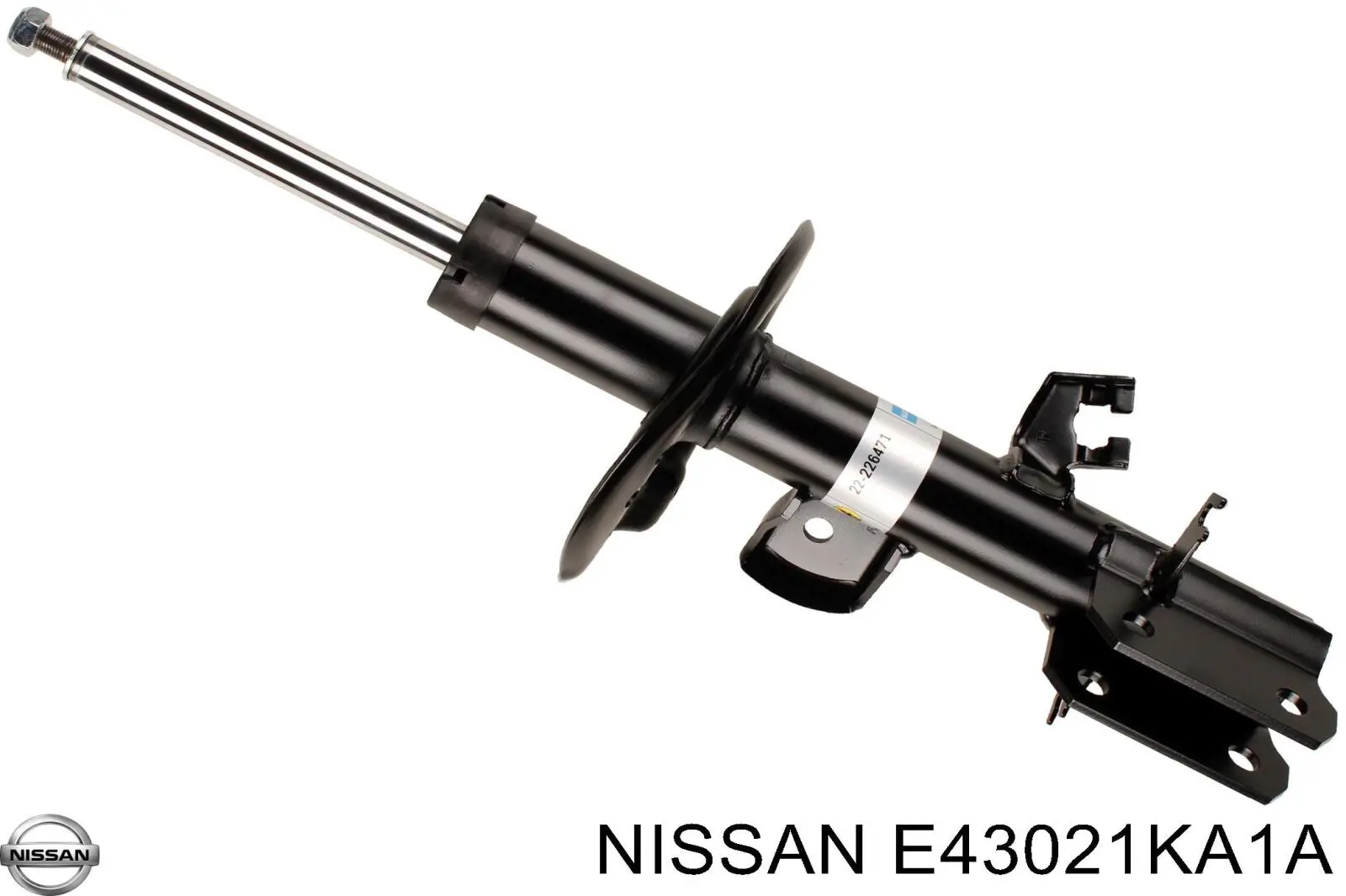 E43021KA1A Nissan amortecedor dianteiro direito
