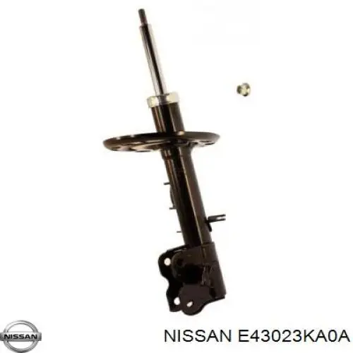 E43023KA0A Nissan amortecedor dianteiro direito