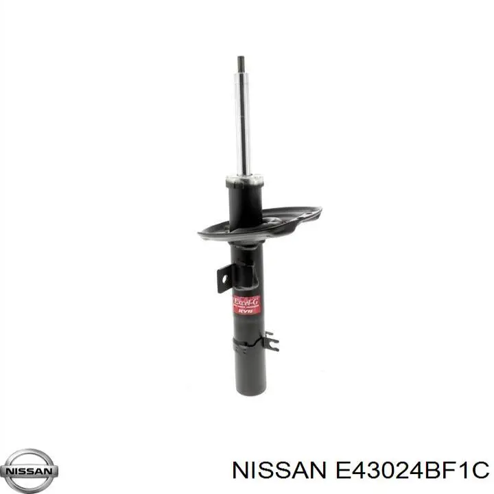 E43024BF1C Nissan amortecedor dianteiro direito