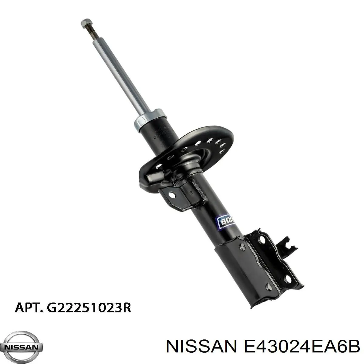 E43024EA6B Nissan/Infiniti Амортизатор передней подвески правый
