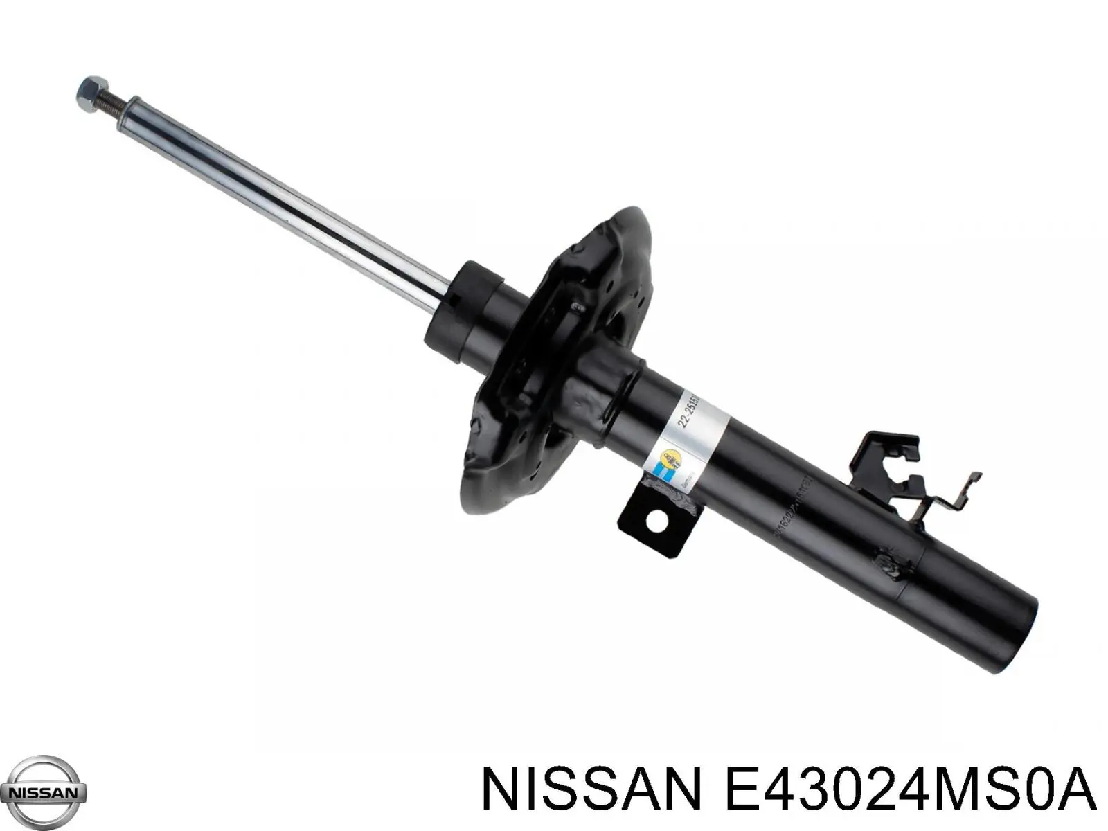 E43024MS0A Nissan amortecedor dianteiro direito