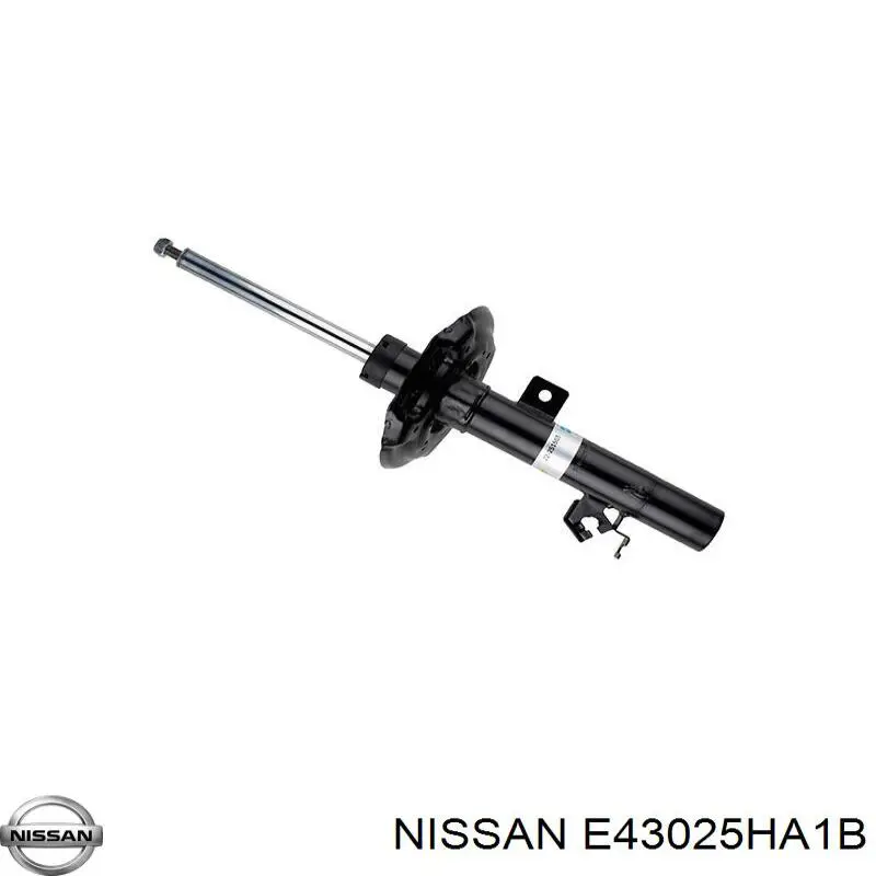 E43025HA1B Nissan amortecedor dianteiro direito