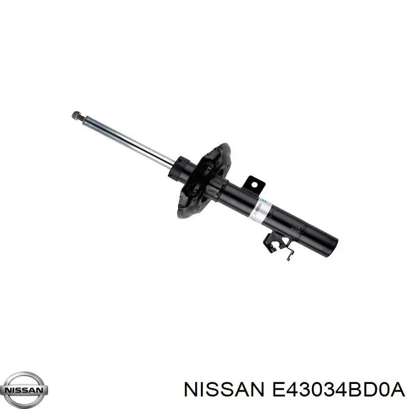 E43034BD0A Nissan amortecedor dianteiro esquerdo