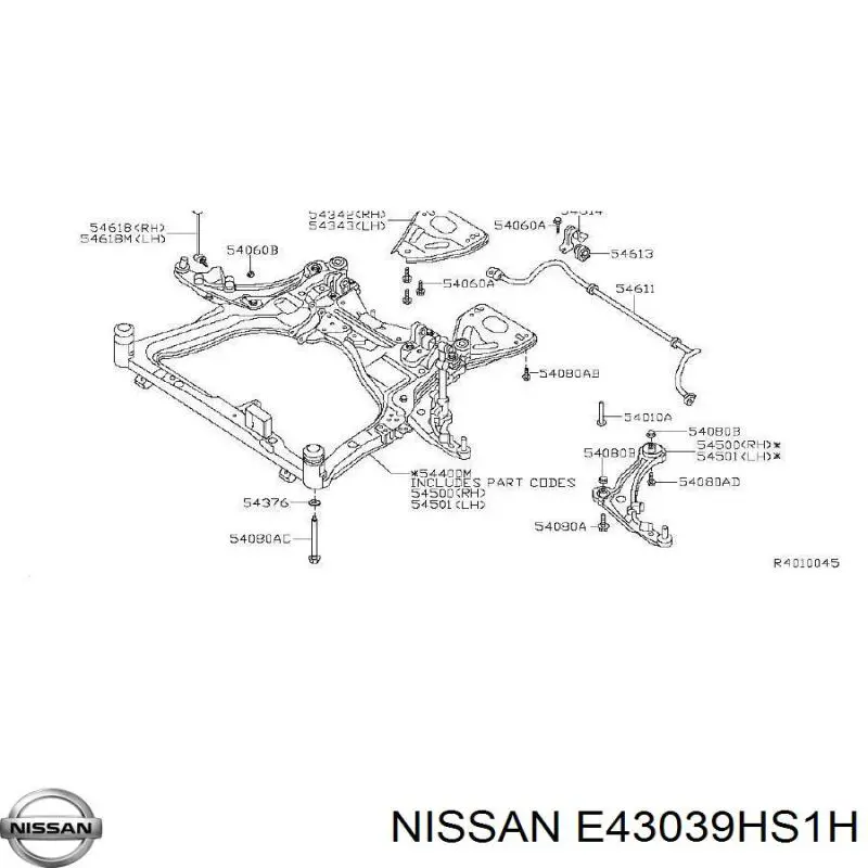  E43039HS1H Nissan