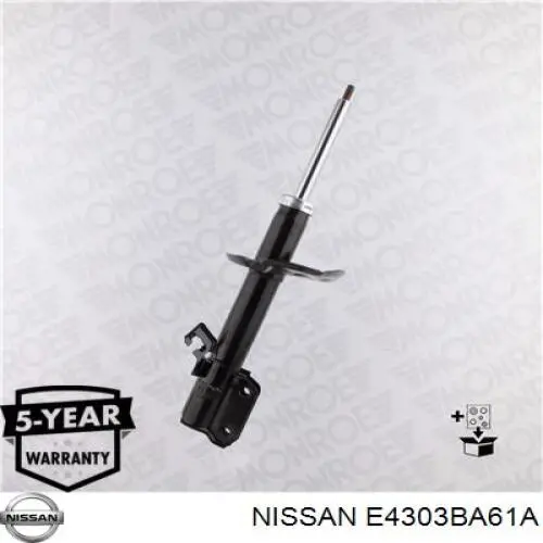 Амортизатор передней подвески левой Nissan/Infiniti E4303BA61A цена, от 40.59 USD