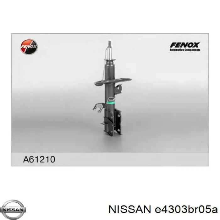 Амортизатор передней подвески левой Nissan/Infiniti E4303BR05A цена, от 67.71 USD
