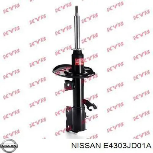 Амортизатор передней подвески левой Nissan/Infiniti E4303JD01A цена, от 36.37 USD
