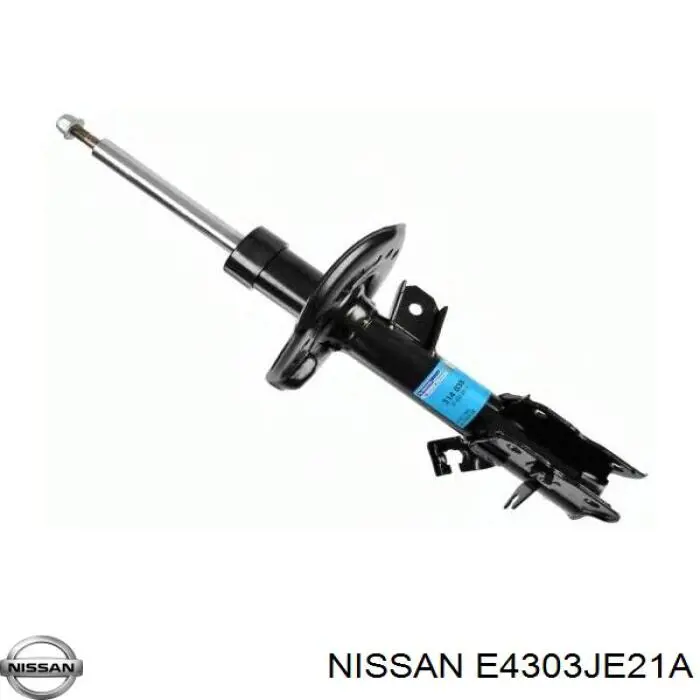 Амортизатор передней подвески левой Nissan/Infiniti E4303JE21A цена, от 63.35 USD