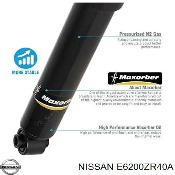 Купить E6200ZR40A Nissan/Infiniti Амортизатор задней подвески
