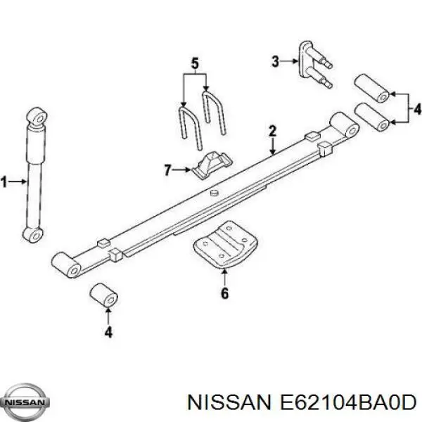  E62104BA0D Nissan