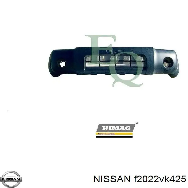 Передний бампер F2022VK425 Nissan