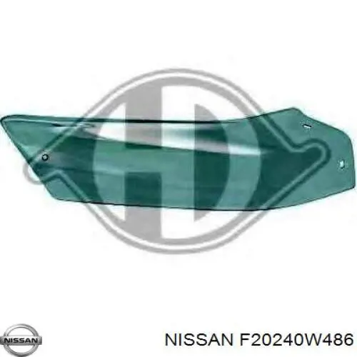 F20240W486 Nissan накладка бампера переднего правая