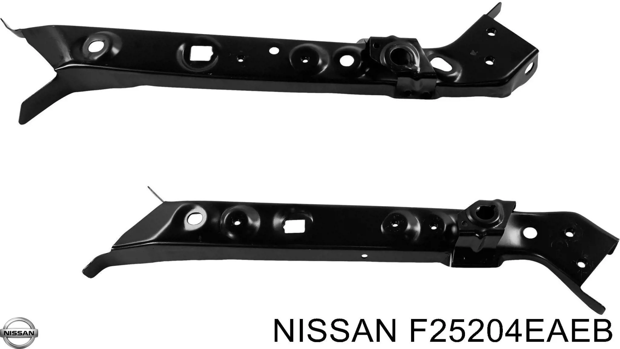 F25204EAEB Nissan суппорт радиатора верхний (монтажная панель крепления фар)